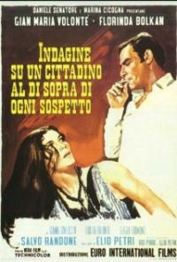 Investigation of a Citizen Above Suspicion (1970) movie poster