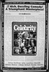 Celebrity (1998) movie poster