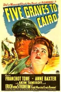 Five Graves to Cairo (1943) movie poster