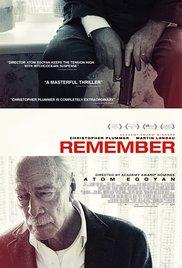 Remember (2015) movie poster
