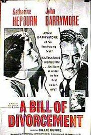 A Bill of Divorcement (1932) movie poster
