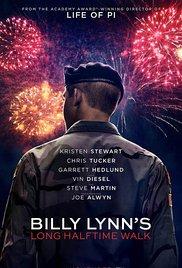Billy Lynn's Long Halftime Walk (2016) movie poster