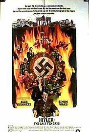 Hitler: The Last Ten Days (1973) movie poster