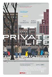 Private Life (2018) movie poster