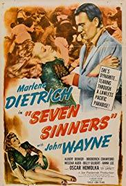 Seven Sinners (1940) movie poster