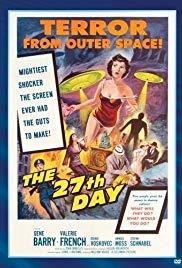 The 27th Day (1957) movie poster