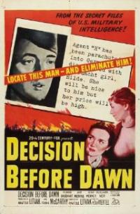 Decision Before Dawn (1951) movie poster
