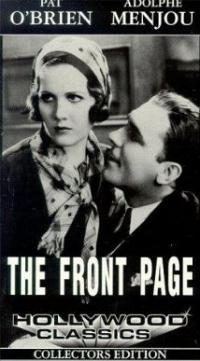 The Front Page (1931) movie poster