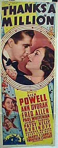 Thanks a Million (1935) movie poster