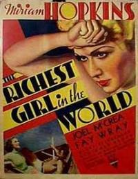 The Richest Girl in the World (1934) movie poster