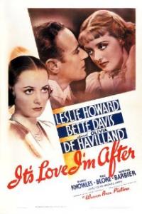 It's Love I'm After (1937) movie poster