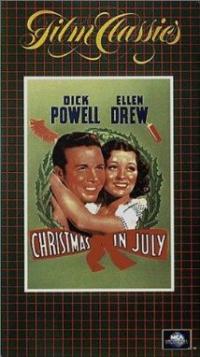 Christmas in July (1940) movie poster