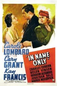 In Name Only (1939) movie poster