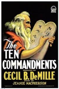 The Ten Commandments (1923) movie poster