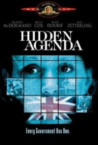 Hidden Agenda (1990) movie poster