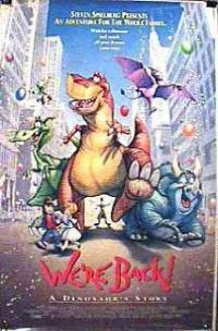 We're Back! A Dinosaur's Story (1993) movie poster