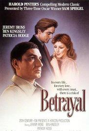 Betrayal (1983) movie poster