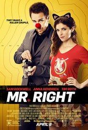 Mr. Right (2015) movie poster