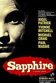 Sapphire (1959) movie poster