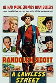 A Lawless Street (1955) movie poster