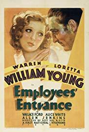 Employees' Entrance (1933) movie poster
