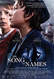 The Song of Names (2019) movie poster