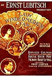 Lady Windermere's Fan (1925) movie poster